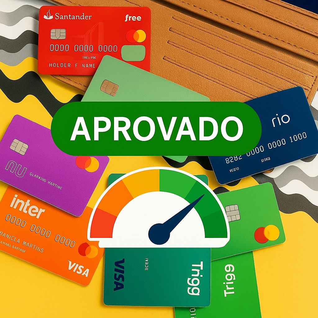 Crédito aprovado em diversos cartões